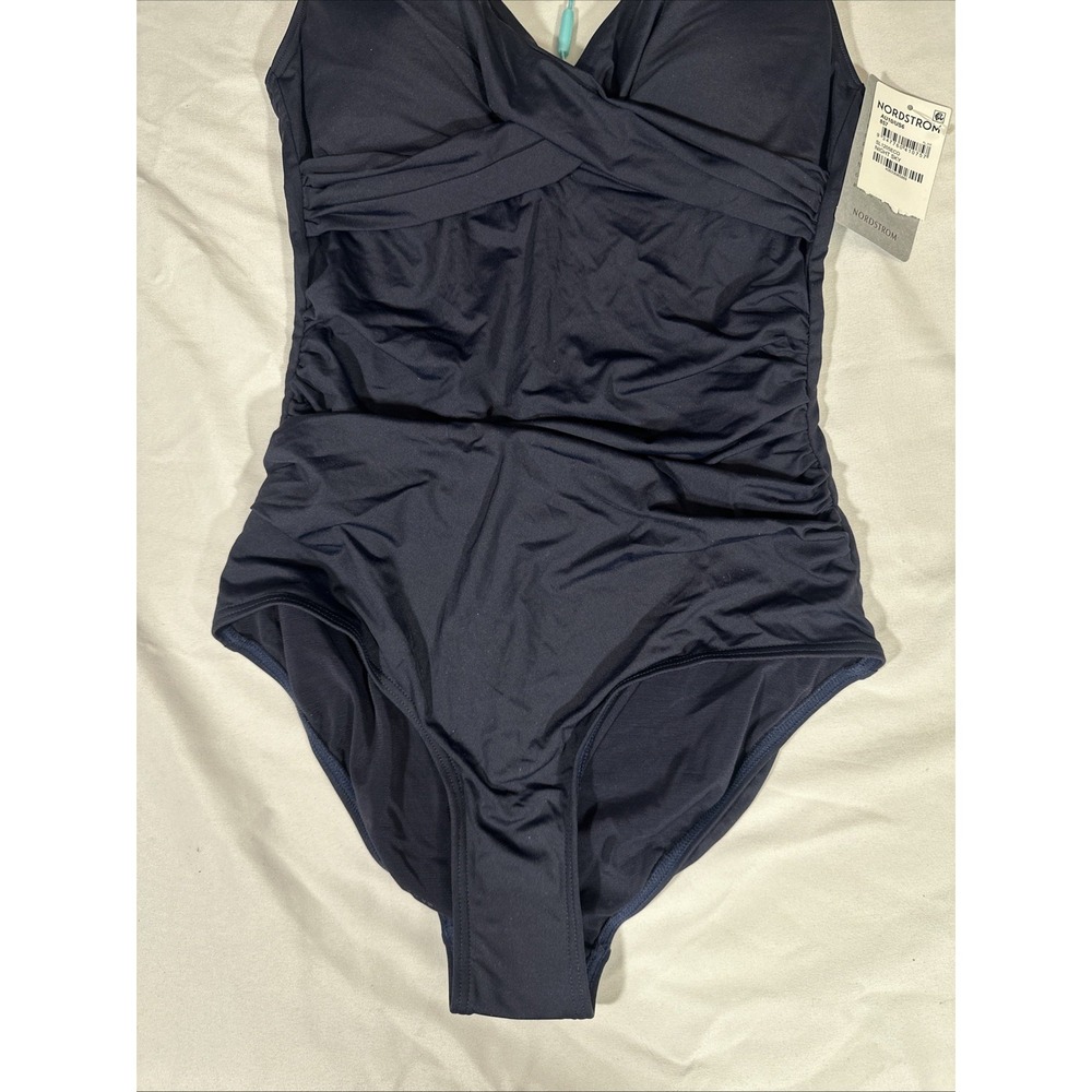NWT $119 Sea Level [ 6 US ] Cross Front Multifit‎ One-Piece Swimsuit Blue#6926 - Picture 5 of 10
